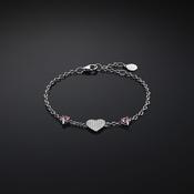 chiara ferragni silver heart bracelet