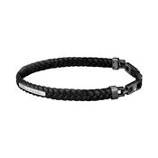 maserati jewels black bracelet 225mm jewellery buckle