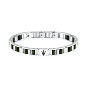 maserati jewels ceramic bracelet stainless steel black ceramic grn 18+3.5cm