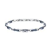 maserati jewels ceramic stainless steel bracelet blue 19.5+3.5cm image