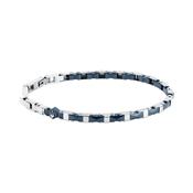 maserati jewels ceramic stainless steel bracelet blue ceramic blue 18+3.5cm image