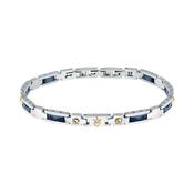 maserati jewels ceramic bracelet blue ceramic &amp; yg 21.5cm image