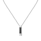 maserati jewels iconic pendant  black&amp;yg 50cm image