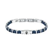 maserati jewels ceramic bracelet steel black blue 18.5+3cm image