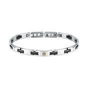 maserati jewels ceramic bracelet steel yg ceramic black 18+3.5cm