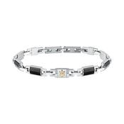 maserati jewels ceramic bracelet stainless steel gold plated ceramic black 18+3.5cm image