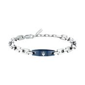 maserati jewels iconic bracelet stainless steel blue tag 19+3cm image