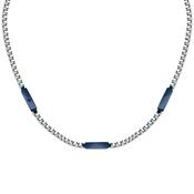 maserati jewels iconic necklace with ip blue 45+5cm image