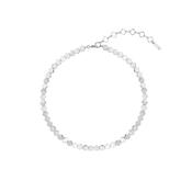 karen millen mosaic silver necklace image