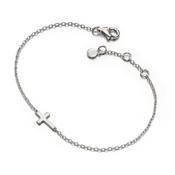 lila grace  small cross bracelet