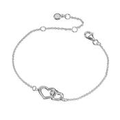 dila - double open heart bracelet image