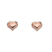 emily  rose gold heart studs