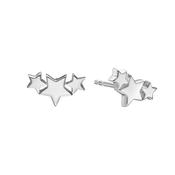 little star halley triple star studs