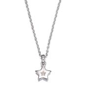 kirsty  diamond star pendant and chain