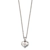 bella  diamond heart pendant and chain image