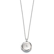 adriana  diamond locket and chain