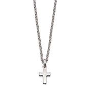 kaia  plain small cross pendant and chain image