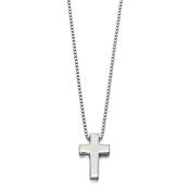thom boys medium cross pendant and chain