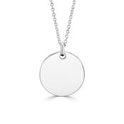 large 19mm disc necklace