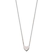zahra  single heart charm necklace