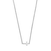side ways cross necklace - child