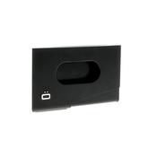 ogon black aluminium business card holder