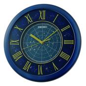 seiko quartz blue clock auto constant light
