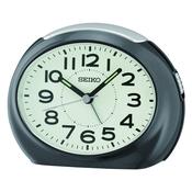 seiko quartz black bedside beep alarm clock