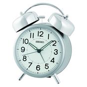 seiko quartz bedside silver bell alarm clock image