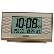seiko digital bedside gold colour beep alarm clock