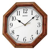 seiko quartz octagonal white dial wall clock
