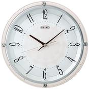 seiko quartz pink white dial wall clock