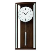 seiko quartz dark wood pendulum wall clock