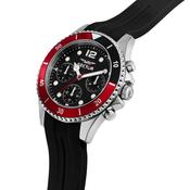 sector 230 39mm mult black dial black silicone strap image