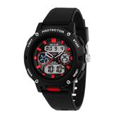 sector expander ex-44 46.5mm digital red detail black strap watch image