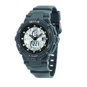 sector expander ex-09 50mm digital silver dial grey strap image