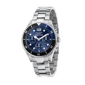 sector quartz multi fuction gents stainless steel blue dial bracelet watch image