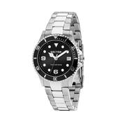 sector 230 35mm 3h black dial stainless steel bracelet