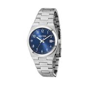 sector no limits c300 34mm 3h blue dial stainless steel bracelet watch image