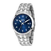 sector no limits 660 41mm 3h blue dial stainless steel bracelet watch image