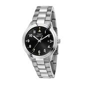 sector no limits 670 boy's 37mm 3h black dial bracelet stainless steel watch