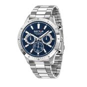 sector  270 45mm multi dial blue dial bracelet  watch image