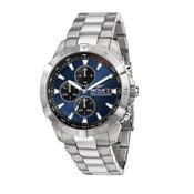 sector  adv2500 43mm chronograph blue dial bracelet  watch image