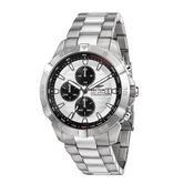 sector  adv2500 43mm chronograph w/silver dial bracelet  watch image