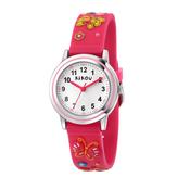 kikou kids hobby 28mm white dial red strap watch