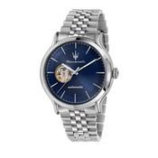maserati epoca 42mm auto blue dial br ss