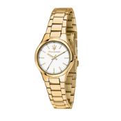 maserati attrazione 30mm 3h white dial br yg