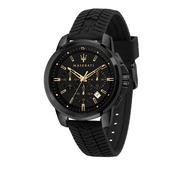 maserati successo 44mm chr blk ca blk dial blk st