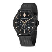 maserati epoca ext 42mm chr black dial mesh b blk image