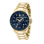 maserati sfida 44mm chr blue dial br yg